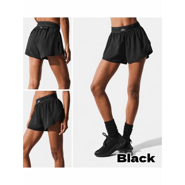 Alo Yoga アローヨガ ショーツ Match Point Short 短パン ショートパンツ ハーフ アンバサダー レディース パンツ 大人気 速達 送料無料「並行輸入品」