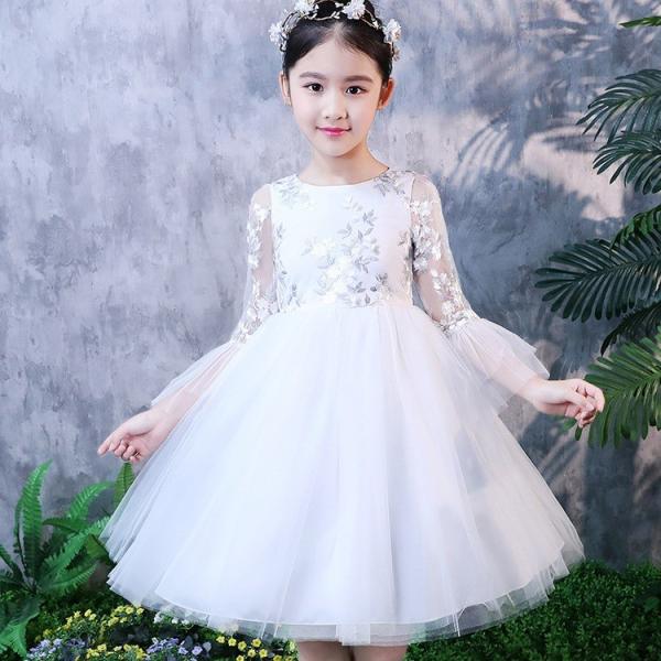 子供ドレス 発表会 結婚式キッズ フォーマルドレス チュール 花柄 女の子フラワーガール長袖ロングドレス 子供服 キッズ ジュニア110 160 Buyee Buyee 日本の通販商品 オークションの代理入札 代理購入