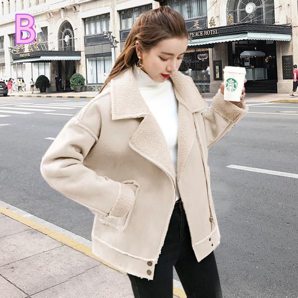 ムートンコート 裏ボアコート フェイクムートン ショート丈 レディース コート アウター ライダースジャケット セーム革 暖かい 秋冬コート ゆったり Buyee Servis Zakupok Tretim Licom Buyee Pokupajte Iz Yaponii