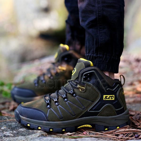 トレッキングシューズ 登山靴 ウィンターブーツ 防水 防滑 メンズ