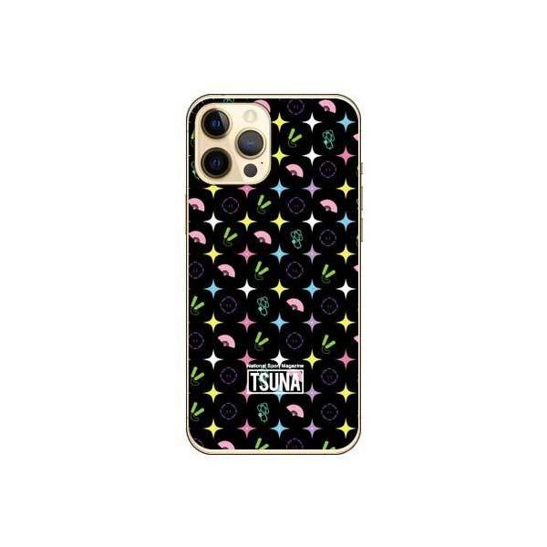 iPhone 12 Pro Max �P�[�X ���o���TSUNA icon �i�A�C�R�����j 3 �u���b�N �X�}�z�P�[�X (�󒍐��Y)