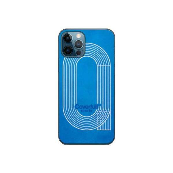 iPhone 12 / iPhone 12 Pro 陸上トラック ブルー スマホケース (受注生産)