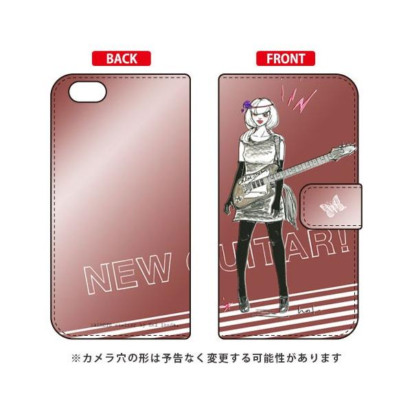 iPhone SE (��2�E3����) / 8 / 7 �蒠 �r�c�n��New Guitar �`���R �X�}�z�P�[�X (�󒍐��Y)