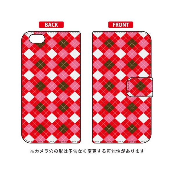 iPhone SE (2020/��2����) / iPhone 8 / iPhone 7 �蒠 �`�F�b�N�� �iRED×PINK�j Cf ltd �X�}�z�P�[�X (�󒍐��Y)