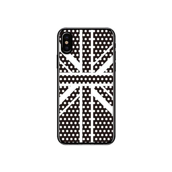 iPhone X�EXS Cross dot union jack �u���b�N �X�}�z�P�[�X (�󒍐��Y)