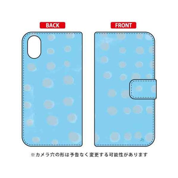 iPhone XS Max �P�[�X �蒠 �I�u�`�W�� dot series �u���[ �X�}�z�P�[�X (�󒍐��Y)