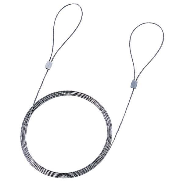 パソコン盗難防止 eセキュリティ ワイヤー ロック（太さ：1mm）（長さ：1.5m）（SLE-2W）