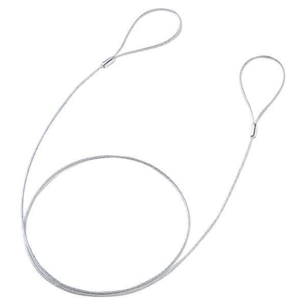 パソコン盗難防止 eセキュリティ ワイヤー ロック（太さ：2.2mm）（長さ：1m）（SLE-11W-1）