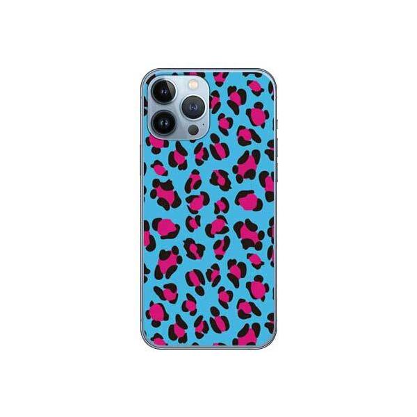 iPhone 13 Pro Max Leopard �u���[ �X�}�z�P�[�X (�󒍐��Y)