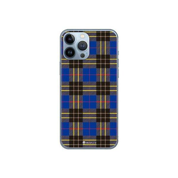 iPhone 13 Pro Max Tartan check �u���[ �X�}�z�P�[�X (�󒍐��Y)