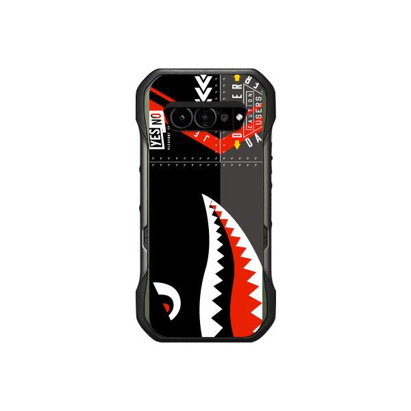 シャーク ブラック （ソフト ケース カバー） YESNO TORQUE G07 KYG06 トルク G07