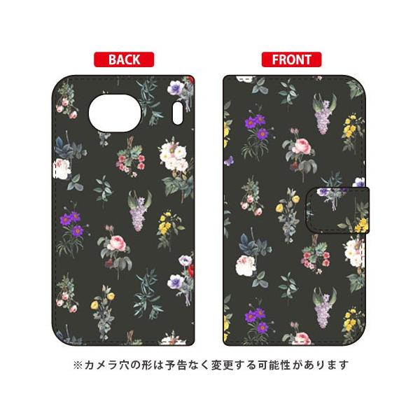 Qua phone QX �P�[�X KYV42 DIGNO V �P�[�X �蒠 SINDEE Botanical �i�u���b�N�j �X�}�z�P�[�X (�󒍐��Y)