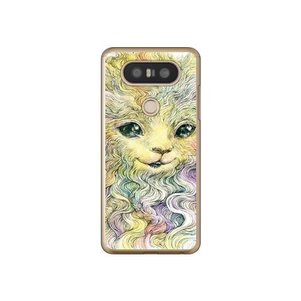 isai Beat LGV34 �P�[�X V20 PRO L-01J Rainbow Cat design by KYOTARO �X�}�z�P�[�X (�󒍐��Y)