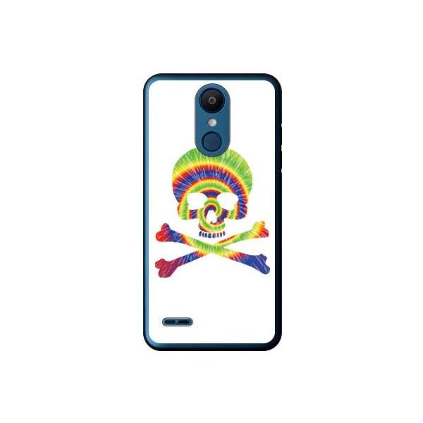 LG it �P�[�X LGV36 Psychedelic skull �O���[��×�C�G���[ �X�}�z�P�[�X (�󒍐��Y)