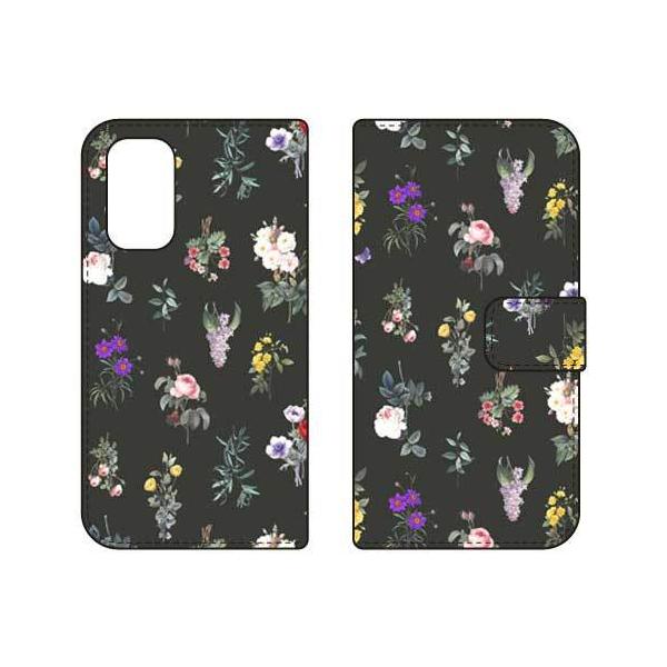 OPPO A54 5G �P�[�X OPG02 �蒠 SINDEE Botanical �i�u���b�N�j �X�}�z�P�[�X (�󒍐��Y)