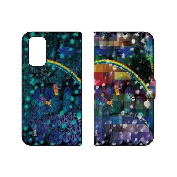 OPPO A54 5G �P�[�X OPG02 monikoto�f�U�C�� �蒠 ���̔ޕ� �X�}�z�P�[�X (�󒍐��Y)