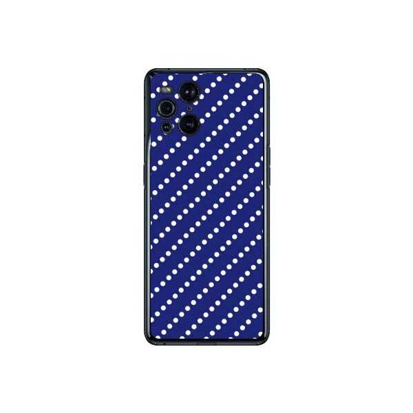 OPPO Find X3 Pro OPG03 �h�b�g�X�g���C�v �l�C�r�[×�z���C�g �X�}�z�P�[�X (�󒍐��Y)