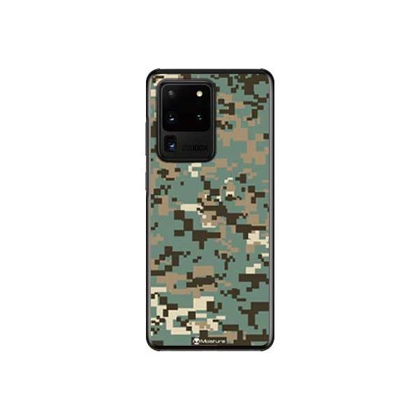 Galaxy S20 Ultra 5G P[X SCG03 DIGITAL camouflage O[ X}zP[X (󒍐Y)