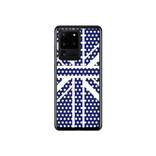 Galaxy S20 Ultra 5G �P�[�X SCG03 Cross dot union jack �l�C�r�[ �X�}�z�P�[�X (�󒍐��Y)