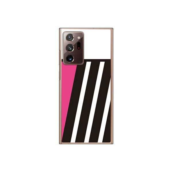 Galaxy Note20 Ultra 5G �P�[�X SCG06 PINK �� BLACK �s���N �X�}�z�P�[�X (�󒍐��Y)