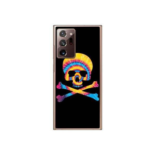 Galaxy Note20 Ultra 5G �P�[�X SCG06 Psychedelic skull �u���[×�C�G���[ �X�}�z�P�[�X (�󒍐��Y)