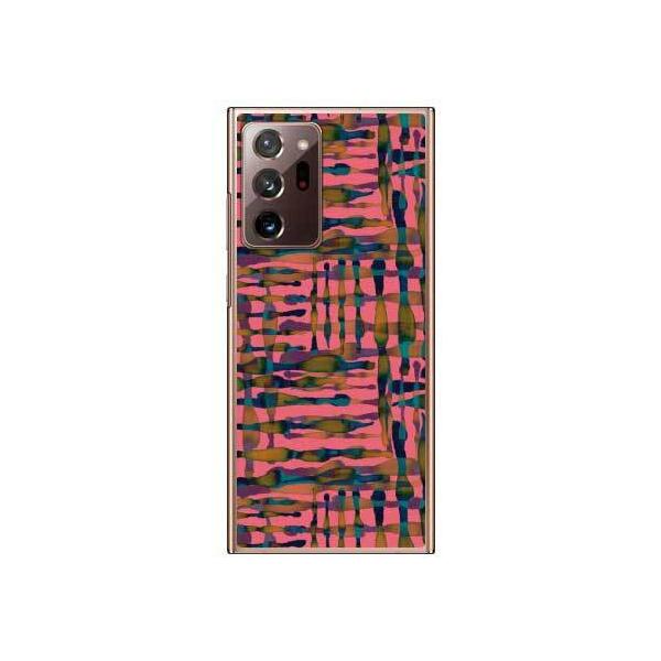 Galaxy Note20 Ultra 5G �P�[�X SCG06 �e�N�X�`���t���[�N �s���N �u���b�N �X�}�z�P�[�X (�󒍐��Y)