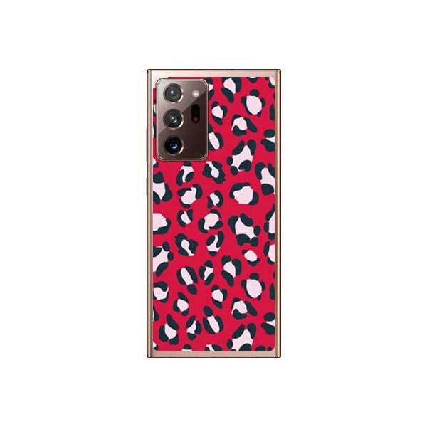 Galaxy Note20 Ultra 5G �P�[�X SCG06 Leopard ���b�h �X�}�z�P�[�X (�󒍐��Y)