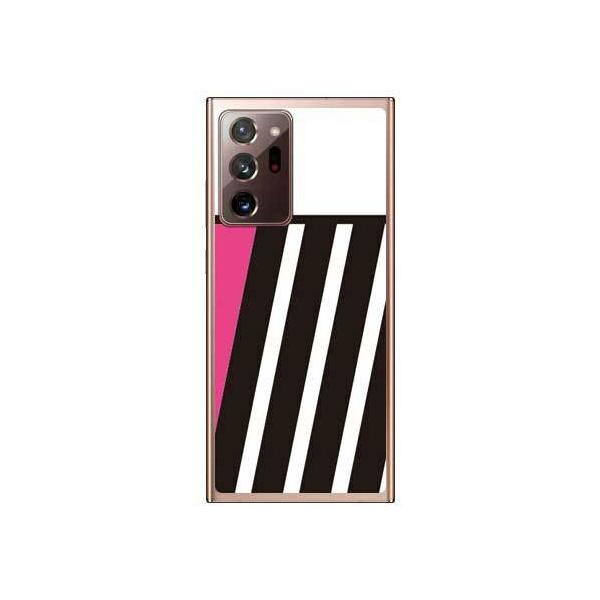 Galaxy Note20 Ultra 5G �P�[�X SCG06 PINK �� BLACK �s���N �X�}�z�P�[�X (�󒍐��Y)