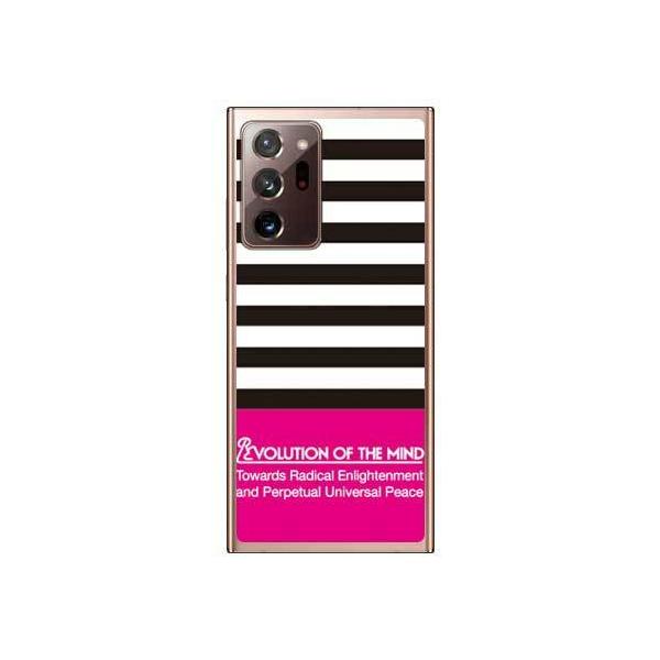 Galaxy Note20 Ultra 5G �P�[�X SCG06 Panel border �u���b�N×�s���N �X�}�z�P�[�X (�󒍐��Y)