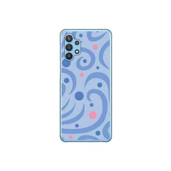 Galaxy A32 5G �P�[�X SCG08 �h�b�g�E�F�C�u �u���[ �X�}�z�P�[�X (�󒍐��Y)