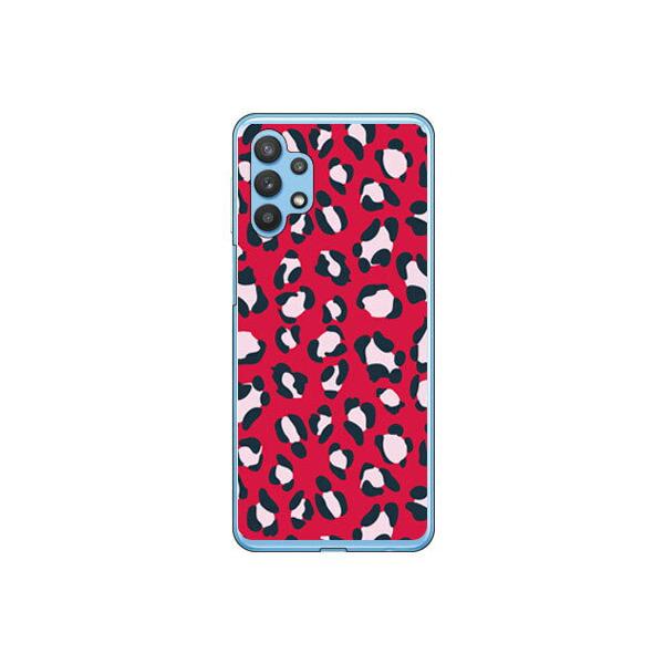 Galaxy A32 5G �P�[�X SCG08 Leopard ���b�h �X�}�z�P�[�X (�󒍐��Y)
