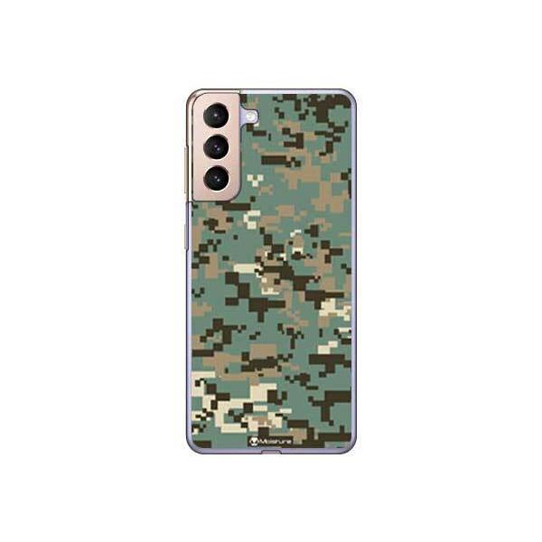 Galaxy S21 5G �P�[�X SCG09 SC-51B DIGITAL camouflage �O���[�� �X�}�z�P�[�X (�󒍐��Y)