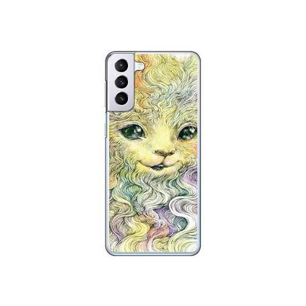 Galaxy S21+ 5G �P�[�X SCG10 Rainbow Cat design by KYOTARO �X�}�z�P�[�X (�󒍐��Y)