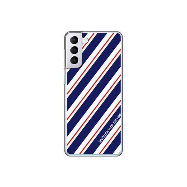 Galaxy S21+ 5G �P�[�X SCG10 Stripe �l�C�r�[ �X�}�z�P�[�X (�󒍐��Y)