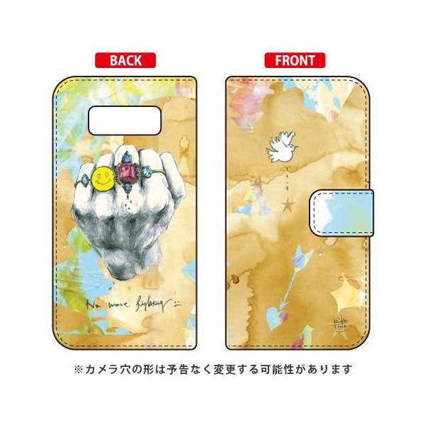 Galaxy Note8 �P�[�X SCV37 SC-01K �蒠 MIKATAMO No more fighting �X�}�z�P�[�X (�󒍐��Y)