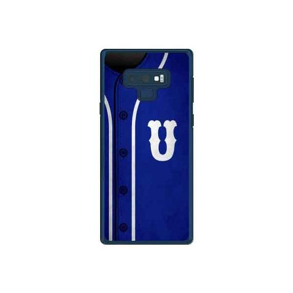 Galaxy Note9 �P�[�X SCV40 SC-01L �x�[�X�{�[�� �u���[ U �X�}�z�P�[�X (�󒍐��Y)