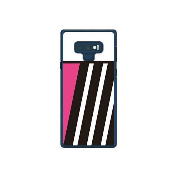 Galaxy Note9 �P�[�X SCV40 SC-01L PINK �� BLACK �s���N �X�}�z�P�[�X (�󒍐��Y)