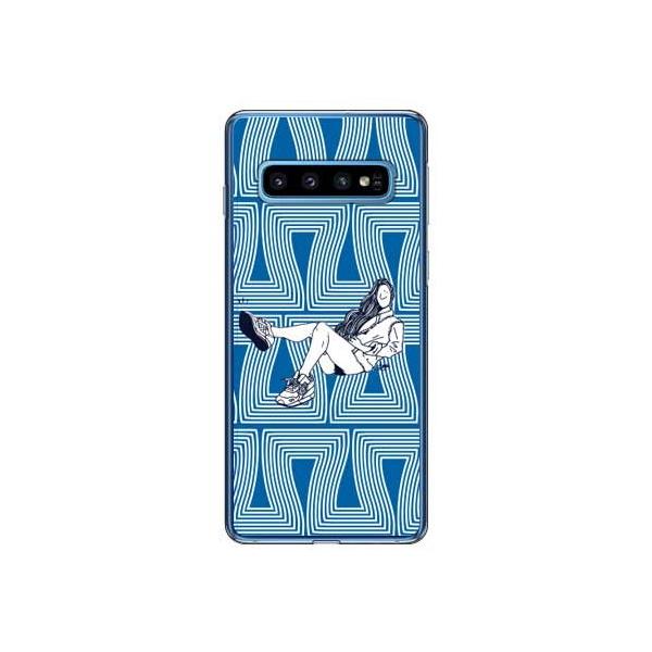Galaxy S10 �P�[�X SCV41 SC-03L Face SNEAKER ADDICT �X�}�z�P�[�X (�󒍐��Y)