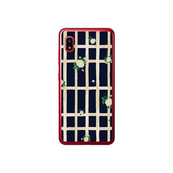 Galaxy A20 P[X SCV46ESC-02M SINDEE Flower Grid ilCr[j X}zP[X (󒍐Y)