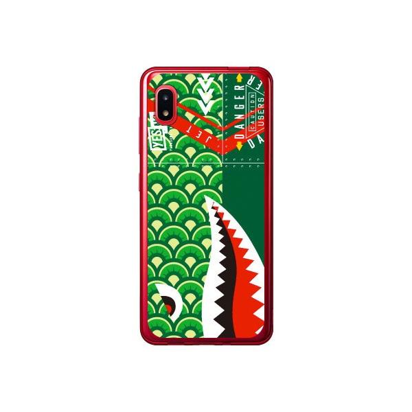 Galaxy A20 P[X SCV46ESC-02M V[N ̂ڂ O[ X}zP[X (󒍐Y)