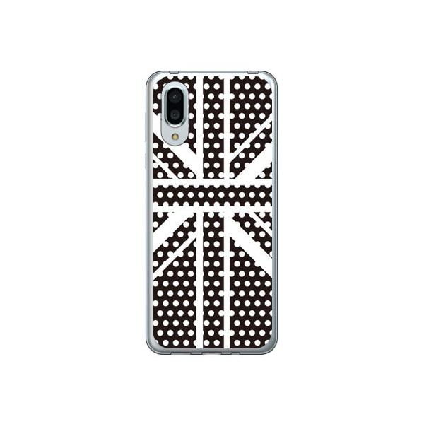 AQUOS sense3 plus �P�[�X SHV46 Cross dot union jack �u���b�N �X�}�z�P�[�X (�󒍐��Y)