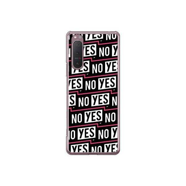 Xperia 5 II �P�[�X SOG02 A002SO YESNO���x�� �s���N �X�}�z�P�[�X (�󒍐��Y)