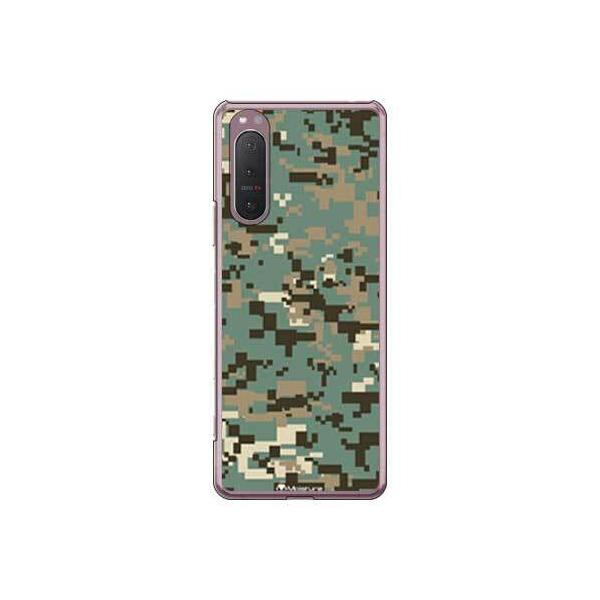 Xperia 5 II P[X SOG02 A002SO DIGITAL camouflage O[ X}zP[X (󒍐Y)