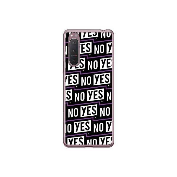 Xperia 5 II �P�[�X SOG02 A002SO YESNO���x�� �p�[�v�� �X�}�z�P�[�X (�󒍐��Y)