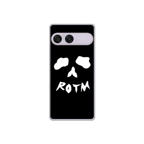 Face bone ブラック (ハード ケース カバー) SECOND SKIN Xperia 10 VIII SOG18 SO-52G エクスペリア 10 VIII