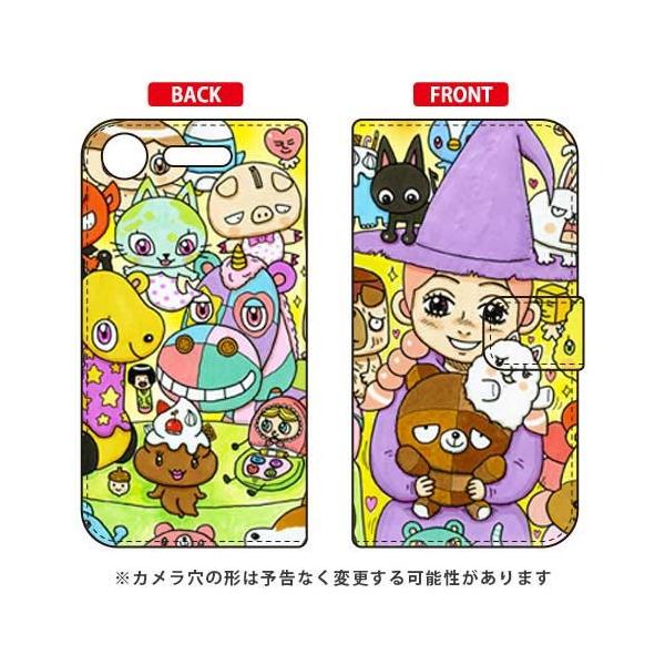 Xperia XZ1 �P�[�X �C���X�g���[�^�[326 �蒠 ���E��u�T�C�N�ȃk�C�O���~ �X�}�z�P�[�X (�󒍐��Y)