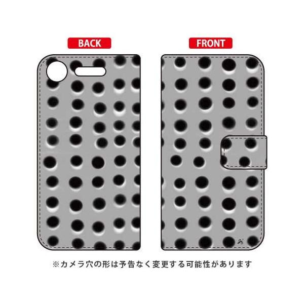 Xperia XZ1 �P�[�X �蒠 �I�u�`�W�� dot series �O���[ �X�}�z�P�[�X (�󒍐��Y)