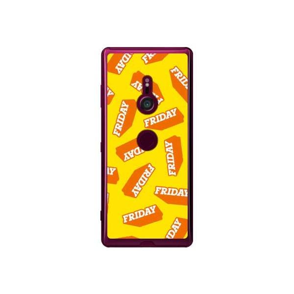 Xperia XZ3 �P�[�X FRIDAY �C�G���[ �X�}�z�P�[�X (�󒍐��Y)