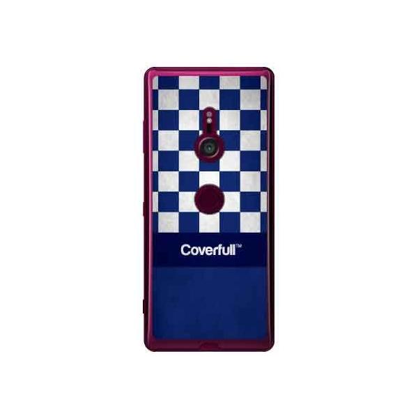 Xperia XZ3 �P�[�X KICKS #7 �`�F�b�J�[ �l�C�r�[×�z���C�g �X�}�z�P�[�X (�󒍐��Y)