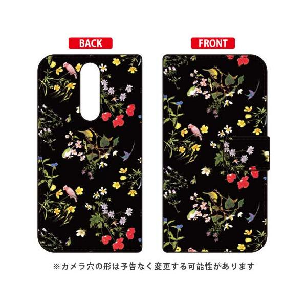 Xperia 1 �P�[�X SOV40�ESO-03L �蒠 SINDEE Natural Flower �i�u���b�N�j �X�}�z�P�[�X (�󒍐��Y)
